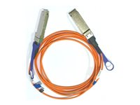 Mellanox FDR Active Optical Cable - InfiniBand-Kabel - QSFP (M) zu QSFP (M) - 15 m - Glasfaser