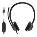 Cisco Headset 322 - Headset - On-Ear - kabelgebunden - USB-A - Carbon Black
