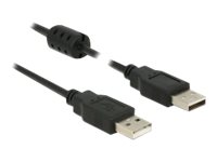 Delock - USB-Kabel - USB (M) zu USB (M) - USB 2.0 - 5 m - Schwarz