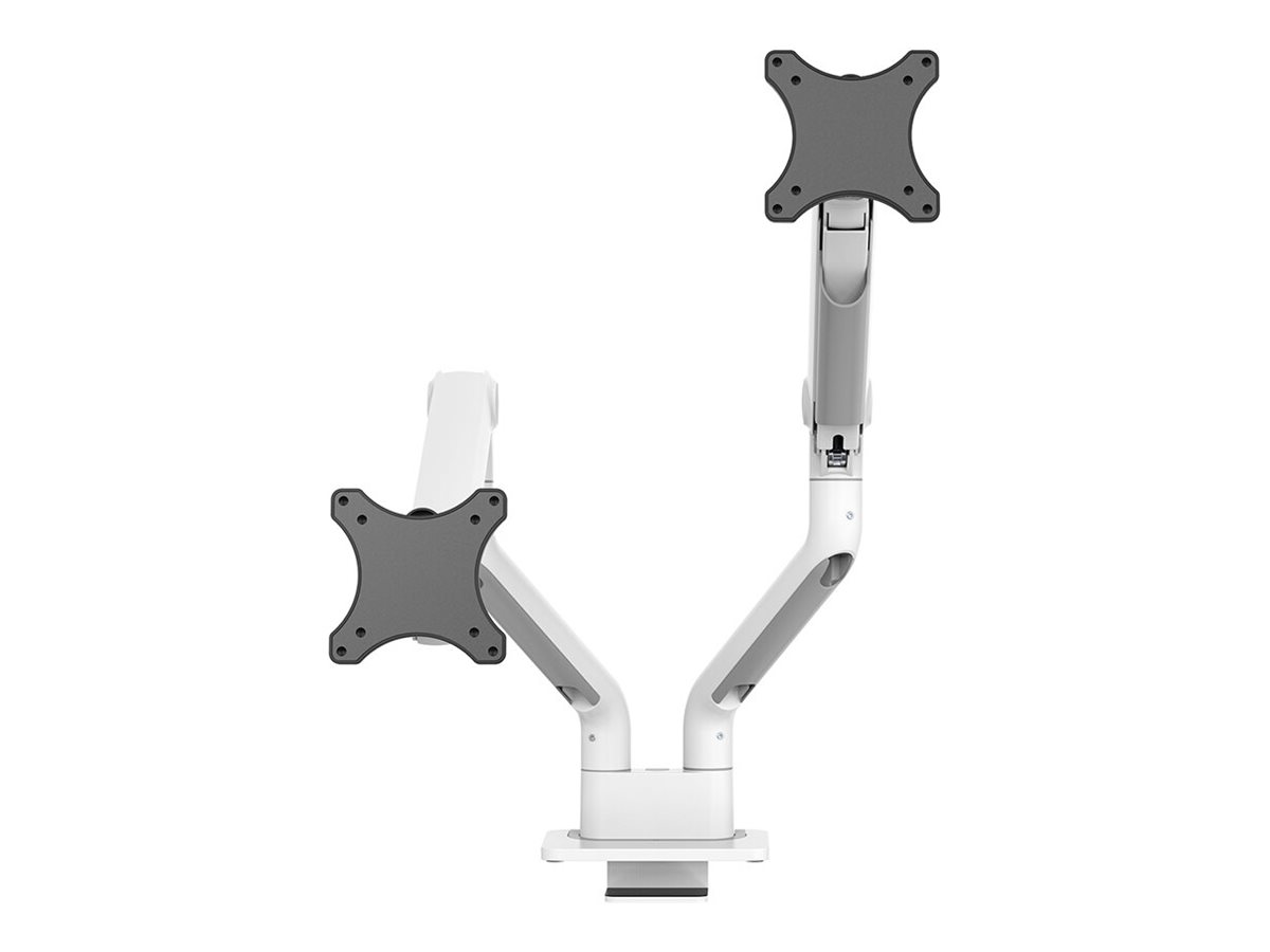 Neomounts DS70S-950WH2 NEXT One - Befestigungskit (Tischplattenbohrung, Monitorarm, Klemmmontagesockel) - Voll beweglich - fr 2