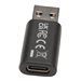 V7 - USB-Adapter - USB Typ A (M) zu 24 pin USB-C (W) - USB 3.0 - Schwarz