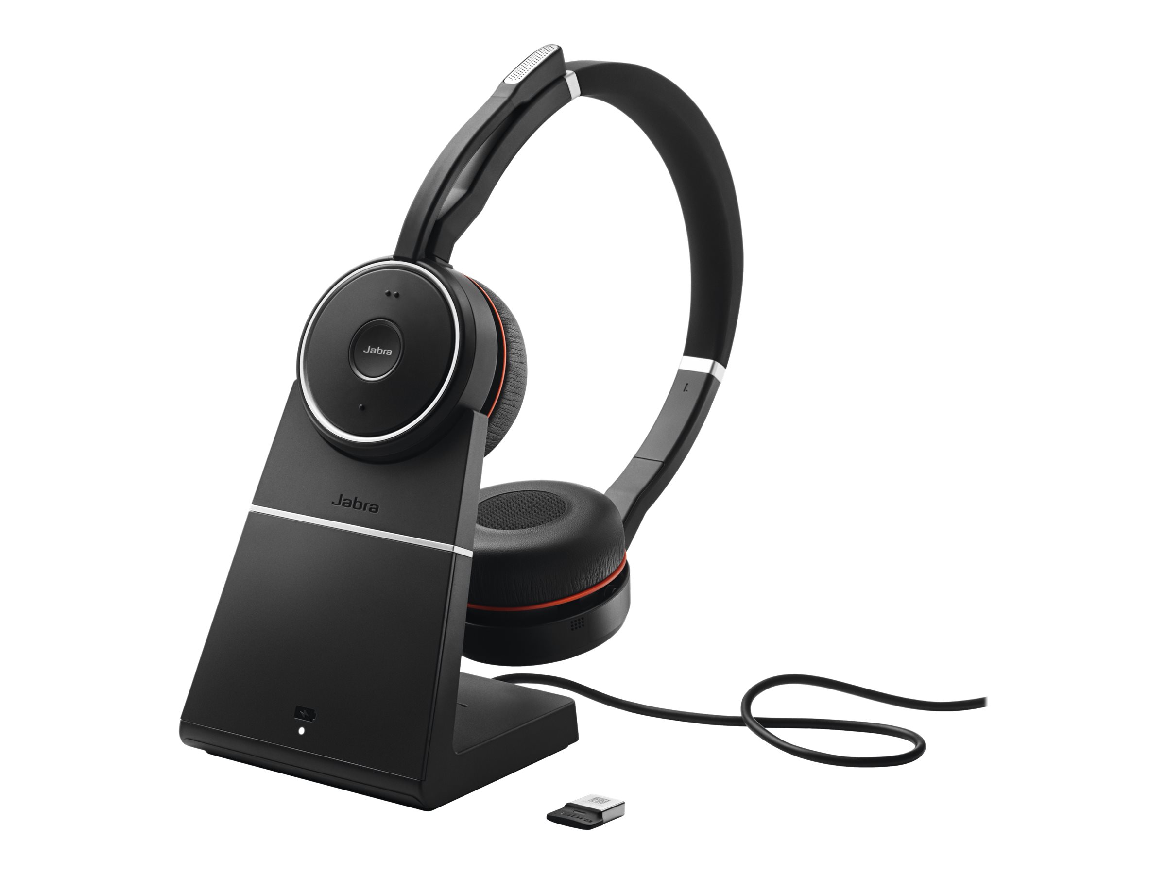 Jabra Evolve 75 SE MS Stereo - Headset - On-Ear - Bluetooth - kabellos - aktive Rauschunterdrckung
