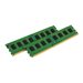 Kingston ValueRAM - DDR3 - kit - 8 GB: 2 x 4 GB - DIMM 240-PIN - 1600 MHz / PC3-12800