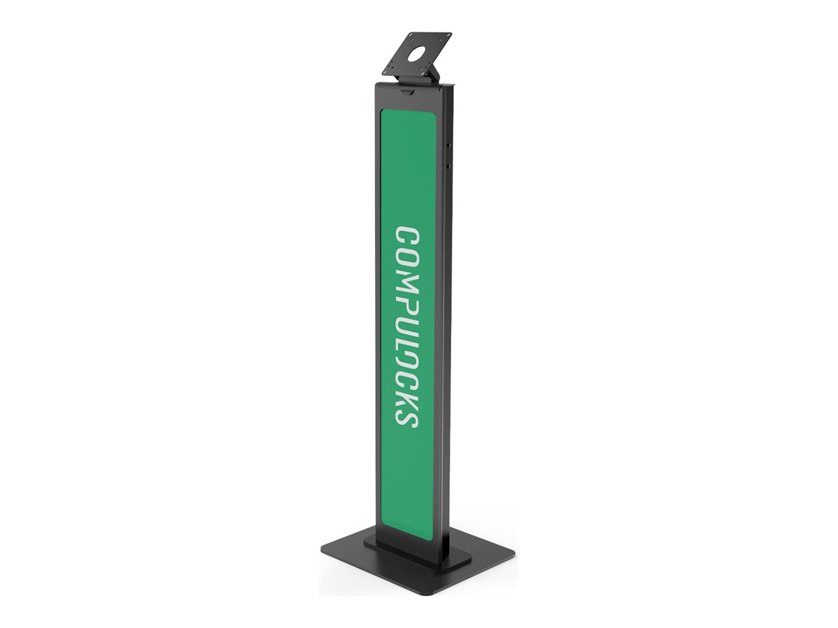 Compulocks VESA Brandable Floor Stand - Aufstellung - fr Tablett - Aluminium - Schwarz - Montageschnittstelle: VESA