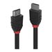 Lindy Black Line - HDMI-Kabel mit Ethernet - HDMI mnnlich zu HDMI mnnlich - 3 m - Dreifachisolierung - Schwarz