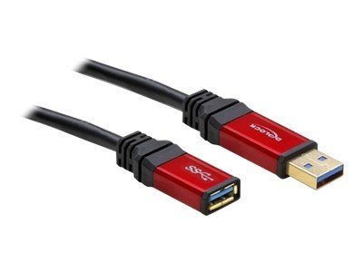 Delock Premium - USB-Verlngerungskabel - USB Typ A (M) zu USB Typ A (W) - USB 3.0 - 1 m - Schwarz