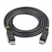 StarTech.com 2m DisplayPort 1.2 Kabel mit Verriegelung (Stecker/Stecker) - DP 4k Audio- / Videokabel Kabel - Schwarz - DisplayPo