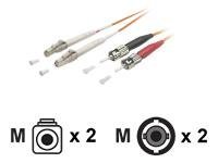 EFB-Elektronik - Netzwerkkabel - LC Multi-Mode (M) zu STII Multi-Mode (M) - 2 m - Glasfaser - 62,5/125 Mikrometer
