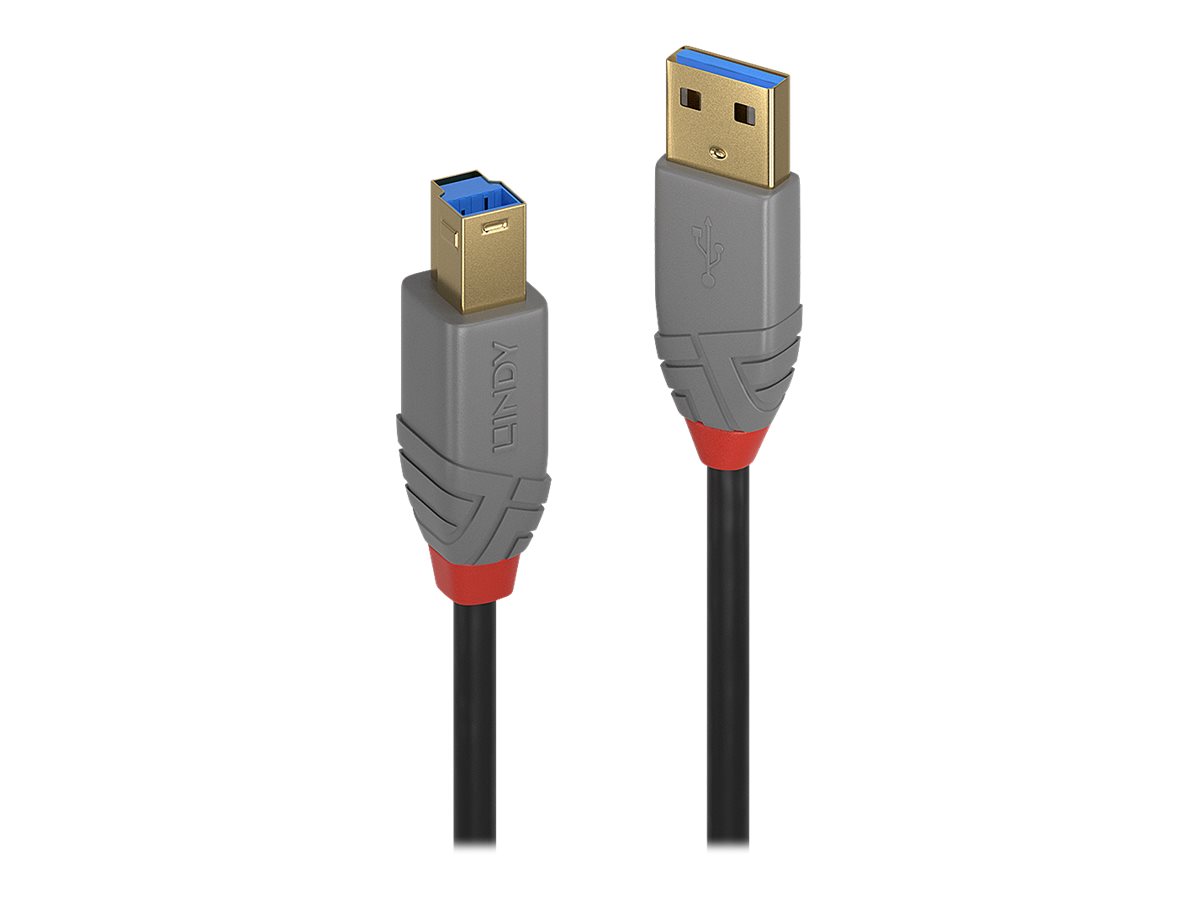 Lindy Anthra Line - USB-Kabel - USB Typ A (M) zu USB Type B (M) - USB 3.0 - 50 cm