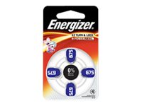 Energizer - Batterie 4 x 675 - Zink-Luft - 620 mAh