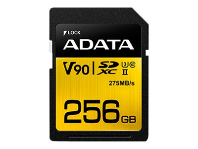 ADATA Premier ONE - Flash-Speicherkarte - 256 GB - UHS-II U3 / Class10 - SDXC UHS-II