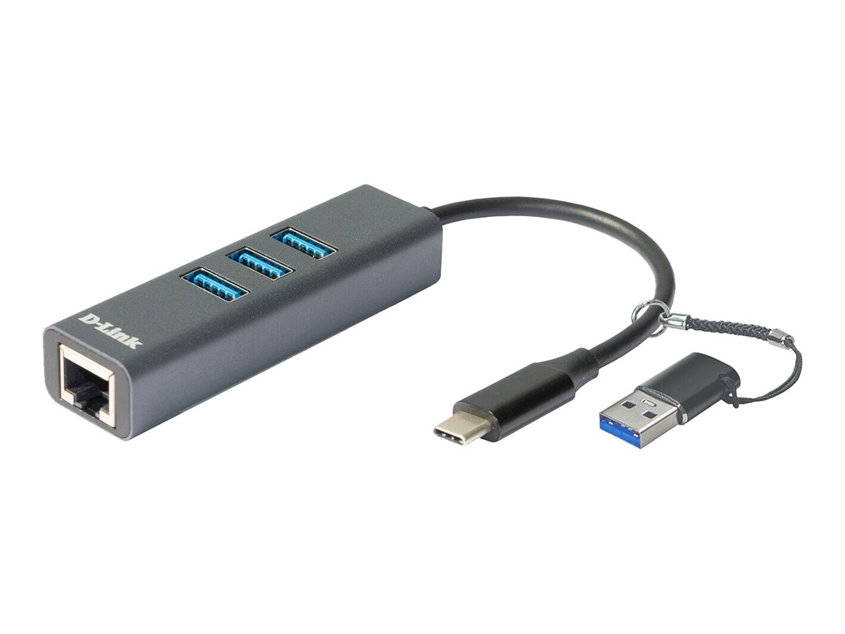 D-Link DUB-2315 - Netzwerkadapter - USB-C / Thunderbolt 3 - Gigabit Ethernet x 1