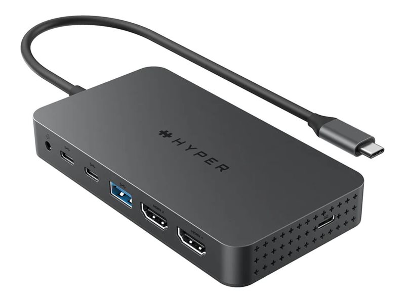 HyperDrive Next - Dockingstation - fr Smartphone, Tablet, Notebook, Laptop - USB-C / USB4 / Thunderbolt 3 / Thunderbolt 4 - 2 x