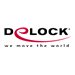 Delock - Klettverschluss-Pad - auf Rolle, selbstklebend - 3 m - Schwarz