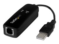 StarTech.com USB 2.0 Faxmodem - 56K Externes DialUp V.92 Modem/Dongle/Adapter - Computer/Laptop Faxmodem - USB auf Telefonbuchse