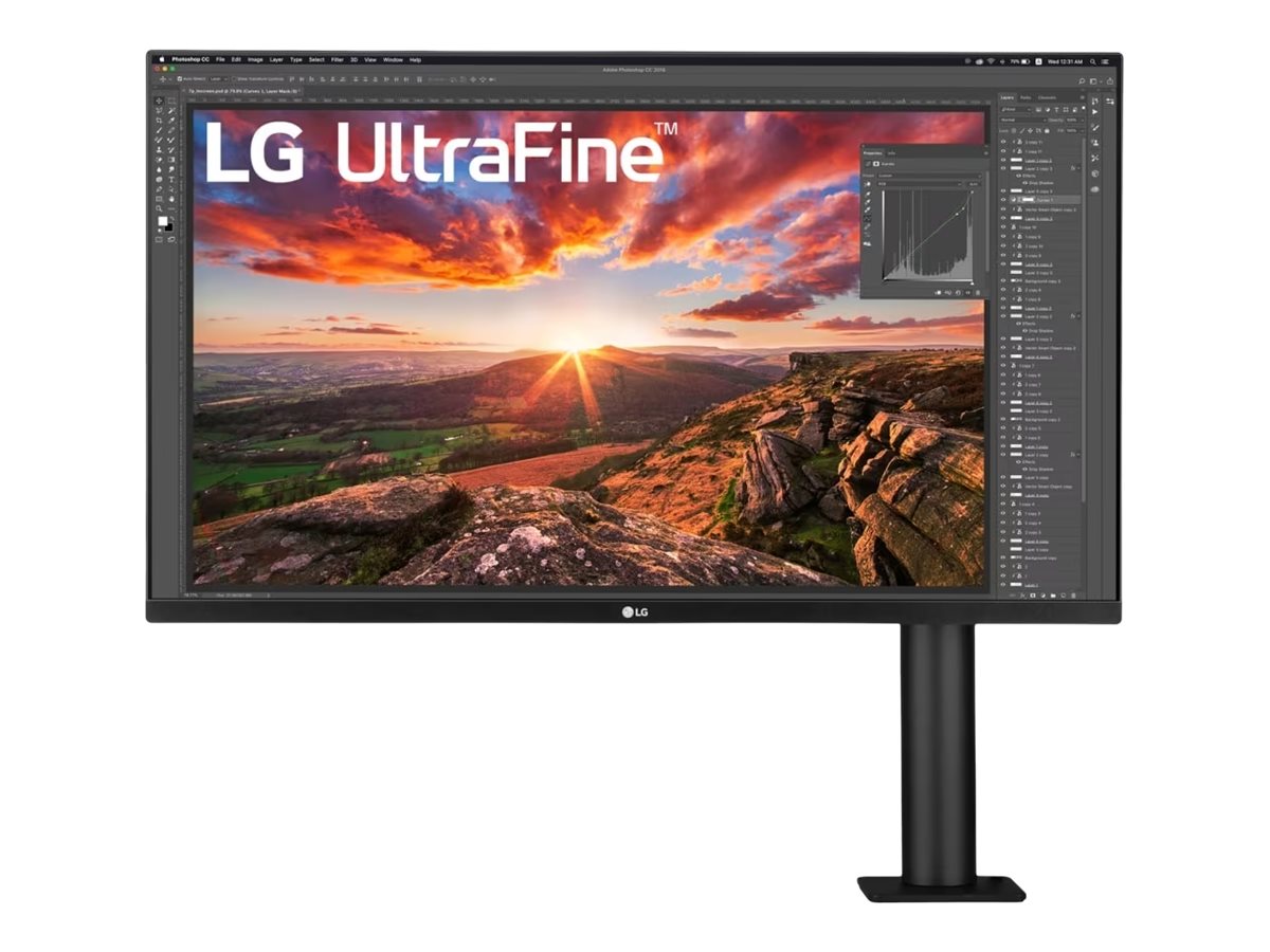 LG UltraFine Ergo 32UN880P-B - UN880P Series - LED-Monitor - 80 cm (32