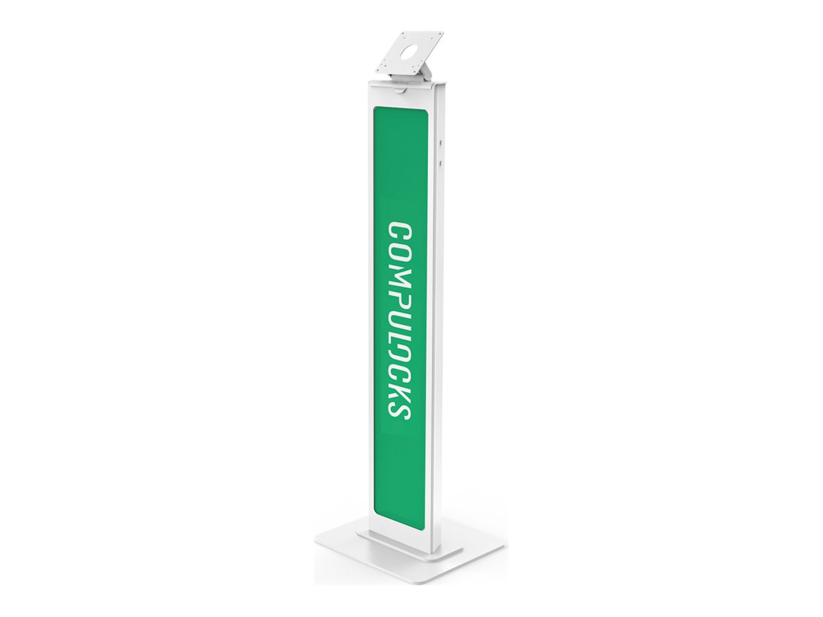 Compulocks VESA Brandable Floor Stand - Aufstellung - fr Tablett - Aluminium - weiss - Bodenaufstellung