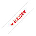 Brother M-K232BZ - Rot auf Weiss - Rolle (1,2 cm x 8 m) 1 Kassette(n) nicht-laminiertes Schriftband - fr P-Touch PT-55, PT-65, 