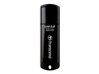 Transcend JetFlash 350 - USB-Flash-Laufwerk - 32 GB - USB 2.0 - Schwarz