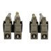 Eaton Tripp Lite Series 400G Multimode 50/125 OM3 Switchable Fiber Optic Cable (Duplex LC-PC M/M), LSZH, Aqua, 8 m (26.2 ft.) - 