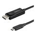 StarTech.com 3ft/1m USB C to DisplayPort 1.4 Cable 8K 60Hz/4K, Bidirectional DP to USB-C or USB-C to DP Reversible Video Adapter