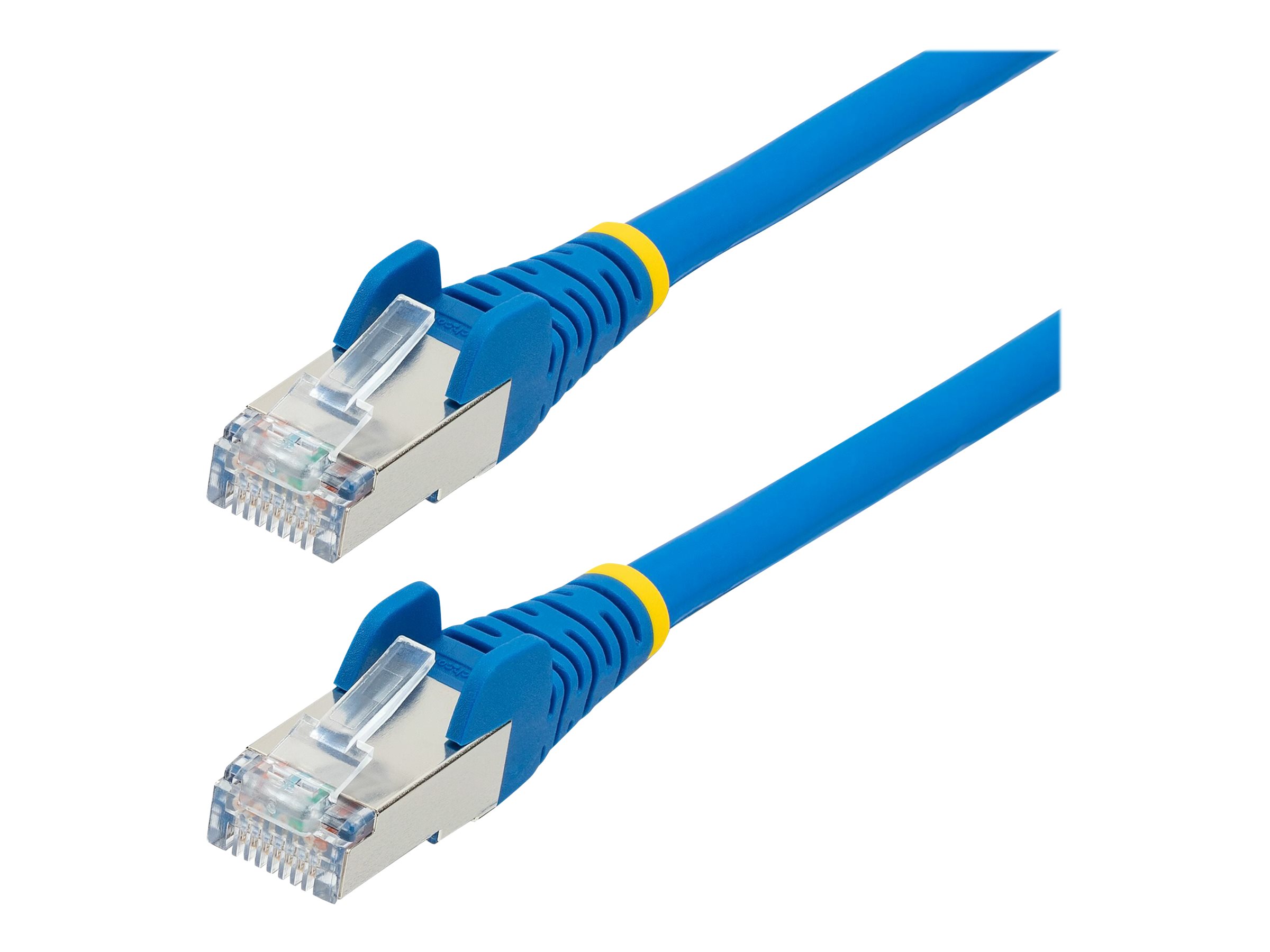 StarTech.com 2m CAT6a Ethernet Cable - Blue - Low Smoke Zero Halogen (LSZH) - 10GbE 500MHz 100W PoE++ Snagless RJ-45 w/Strain Re