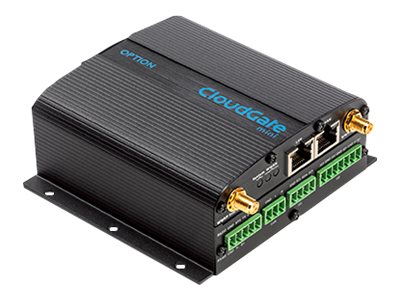 Option CloudGate mini - Gateway - 100Mb LAN, RS-232, RS-485, Controller Area Network (CAN), I2C - 3G, 4G, 2G - HSPA+ B1/B2/B4/B5