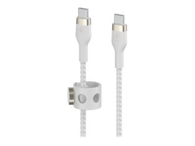 Belkin BOOST CHARGE - USB-Kabel - 24 pin USB-C (M) zu 24 pin USB-C (M) - 1 m - weiss