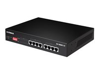 Edimax GS-1008PL V2 - Switch - 8 x 10/100/1000 (PoE+) - Desktop, an Rack montierbar - PoE+ (70 W)