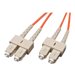Eaton Tripp Lite Series Duplex Multimode 62.5/125 Fiber Patch Cable (SC/SC), 12M (39 ft.) - Patch-Kabel - SC multi-mode (M) zu S