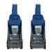 Eaton Tripp Lite Series Cat6a 10G Snagless Shielded Slim STP Ethernet Cable (RJ45 M/M), PoE, Blue, 3 ft. (0.9 m) - Netzwerkkabel