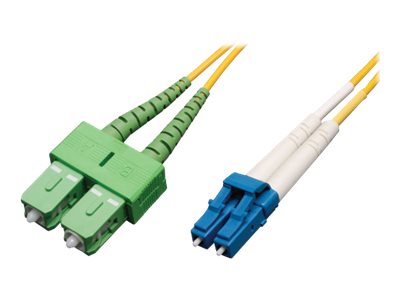 Eaton Tripp Lite Series Duplex Singlemode 9/125 Fiber Patch Cable (LC to SC/APC), 3M (10 ft.) - Patch-Kabel - LC Single-Modus (M