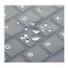 Targus Universal - Tastatur-Abdeckung - gross - Translucent White (Packung mit 3)