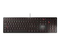 CHERRY KC 6000 SLIM - Tastatur - USB - Schweiz - Tastenschalter: CHERRY SX - Schwarz