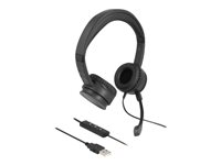 Delock - Headset - On-Ear - kabelgebunden - USB-A - Schwarz