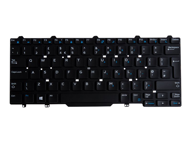 Dell - Tastatur - hinterleuchtet - GB - fr Dell Latitude E5250, E7250