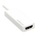 StarTech.com USB-C auf HDMI Adapter - Thunderbolt 3 kompatibel - Weiss - 4K 60Hz - High Speed - Videoadapter