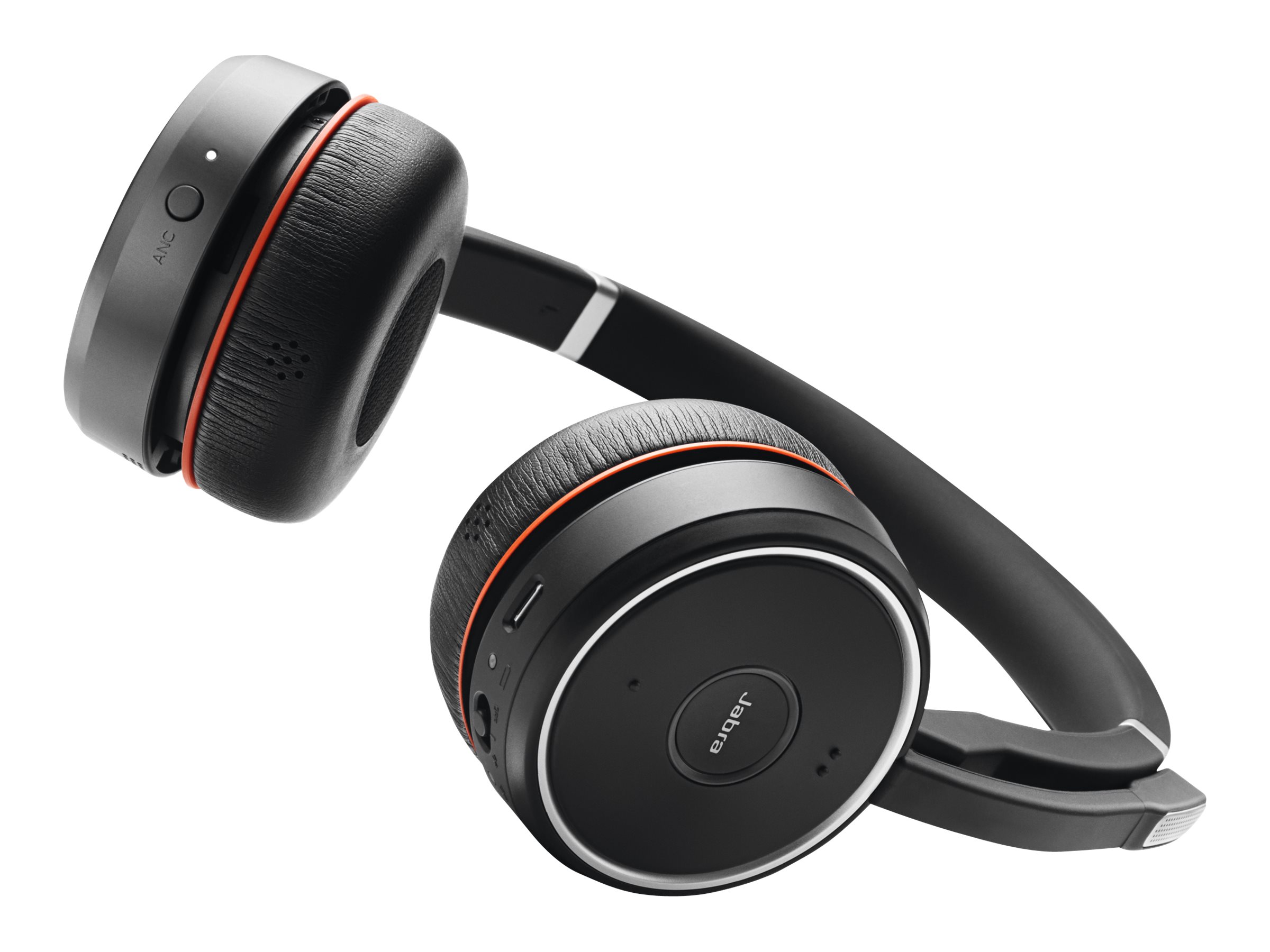 Jabra Evolve 75 UC Stereo - Headset - On-Ear - Bluetooth - kabellos - aktive Rauschunterdrckung