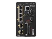 Cisco Industrial Ethernet 2000U Series - Switch - managed - 4 x 10/100 + 2 x Gigabit SFP - an DIN-Schiene montierbar