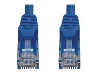 Eaton Tripp Lite Series Cat6a 10G Snagless Molded UTP Ethernet Cable (RJ45 M/M), PoE, Blue, 10 ft. (3.1 m) - Patch-Kabel - RJ-45