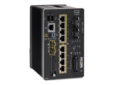 Cisco Catalyst IE3200 Rugged Series - Network Essentials - Switch - managed - 8 x 10/100/1000 (PoE+) + 2 x Gigabit SFP - an DIN-