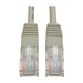 Eaton Tripp Lite Series Cat5e 350 MHz Molded (UTP) Ethernet Cable (RJ45 M/M), PoE - Gray, 4 ft. (1.22 m) - Patch-Kabel - RJ-45 (