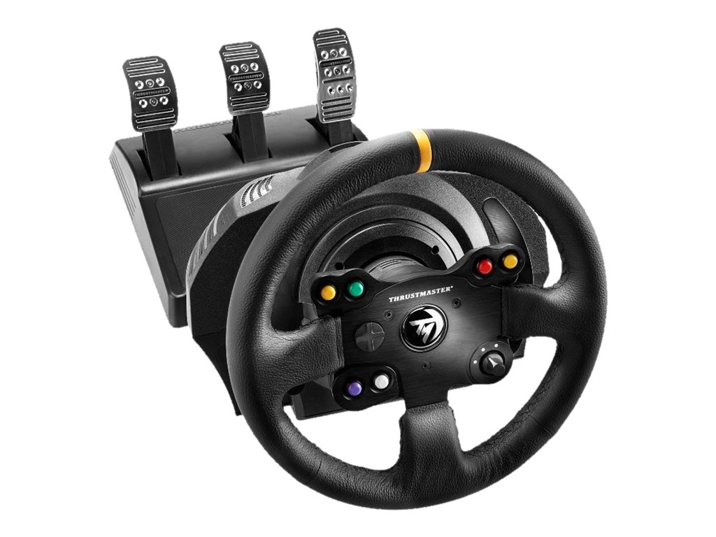 ThrustMaster TX Racing - Leather Edition - Lenkrad- und Pedale-Set - kabelgebunden - fr PC, Microsoft Xbox One