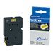 Brother - Schwarz, Gelb - Rolle (1,2 cm x 8 m) 1 Kassette(n) laminiertes Band - fr P-Touch PT-2000, PT-3000, PT-500, PT-5000, P