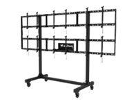 Peerless-AV Portable Video Wall DS-C555-3X2 - Wagen - für 3x2 Videowand - Schwarz, Pulverbeschichtung - Bildschirmgrösse: 116.8-