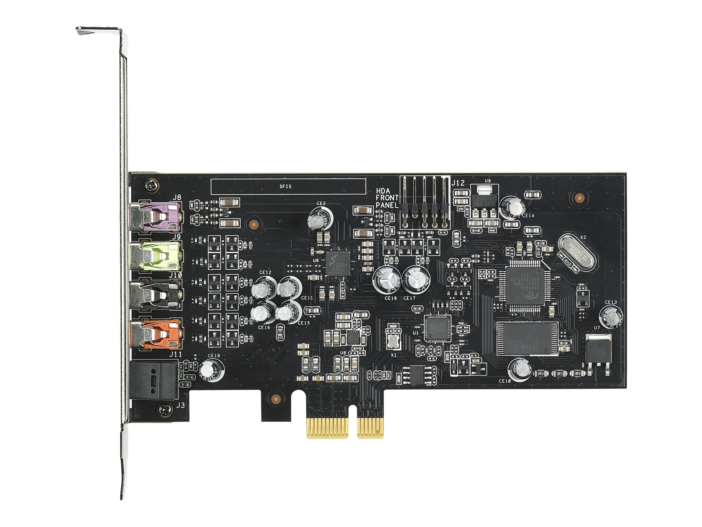 ASUS XONAR SE - Soundkarte - 24-Bit - 192 kHz - 116 dB S/N - 5.1