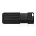Verbatim PinStripe USB Drive - USB-Flash-Laufwerk - 32 GB - USB 2.0 - Schwarz