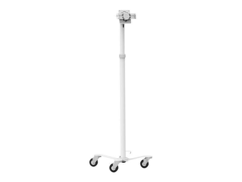 Compulocks Universal Tablet Cling Medical Rolling Kiosk - Wagen - fr Tablett - Metall - weiss - Bildschirmgrsse: 17.8-33 cm (7