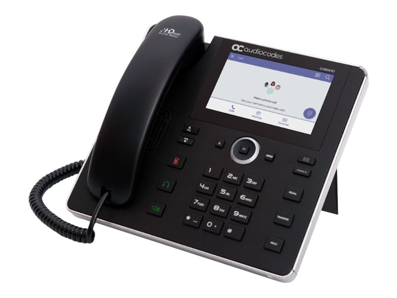 AudioCodes C450HD - VoIP-Telefon - mit Bluetooth-Schnittstelle mit Rufnummernanzeige - dreiweg Anruffunktion - SIP, RTP, SRTP, S