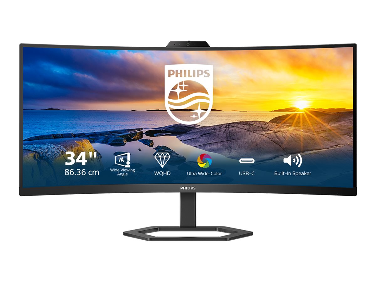 Philips 34E1C5600HE - 5000 Series - LED-Monitor mit CH Garantie - gebogen - 86.36 cm (34